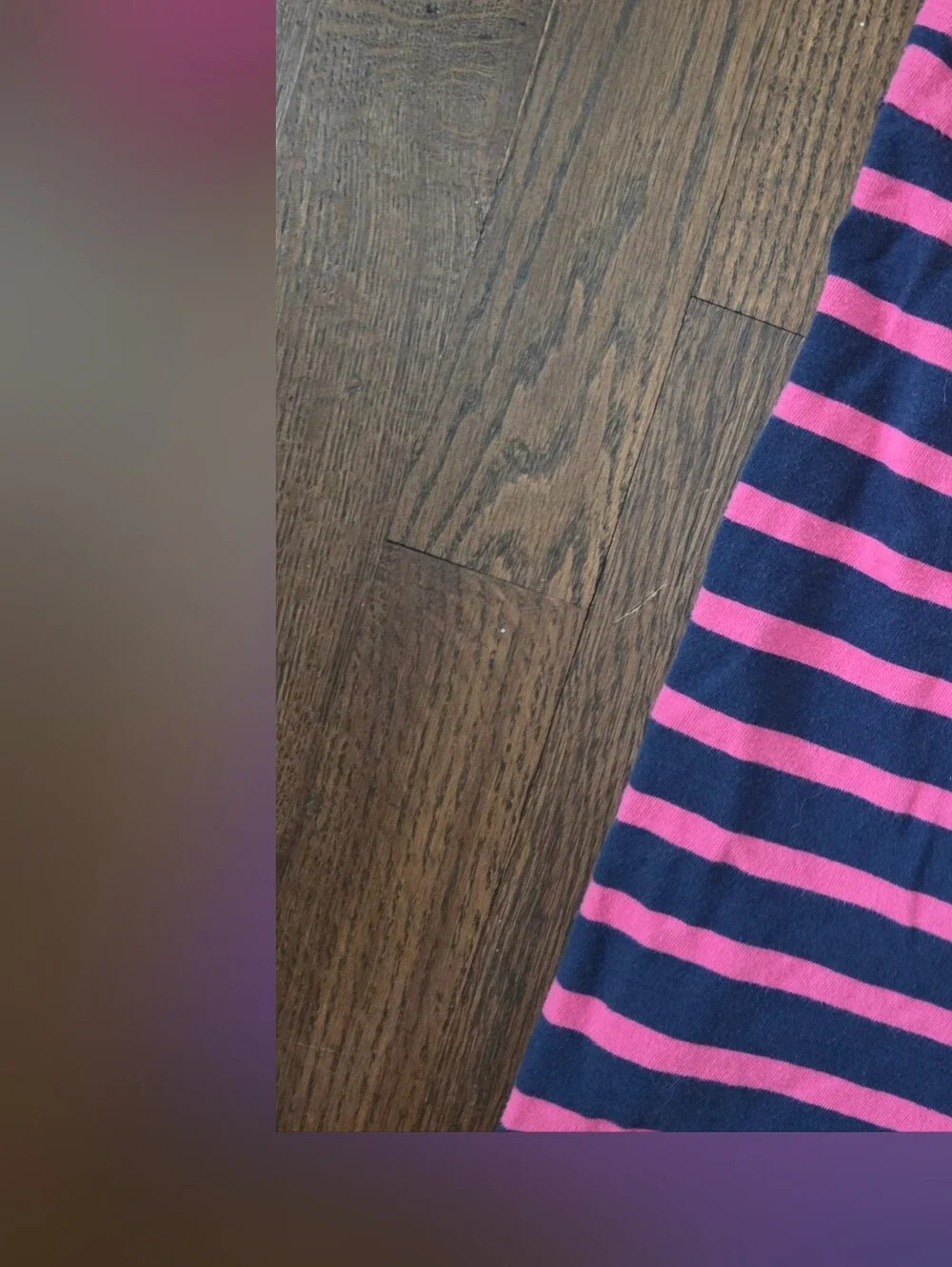 Old Navy Girls 4T Pink/Blue Striped T-Shirt Dress